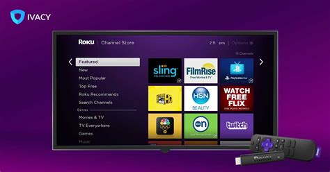 add hidden channels to roku.